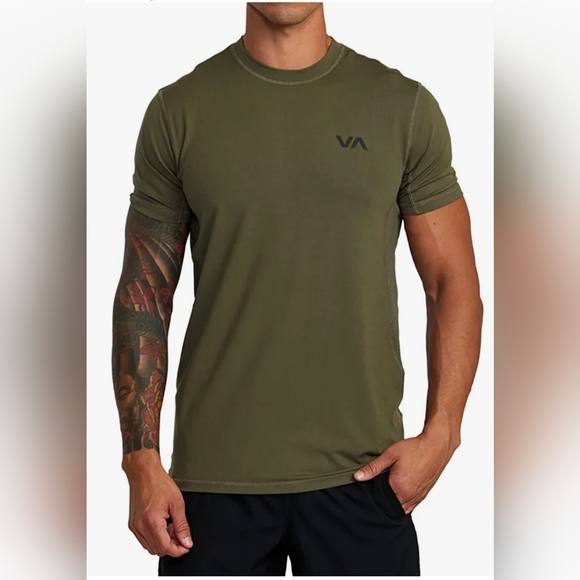 RVCA Other - NWOT RVCA VA Sport Vent Short Sleeve Top / XL / Mushroom